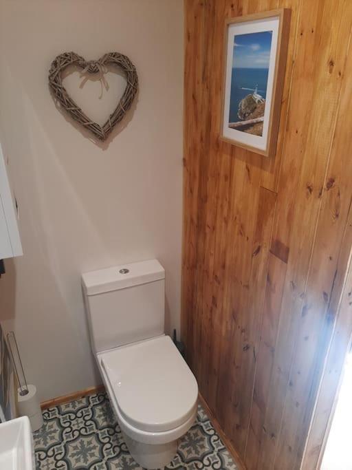 Anglesey New Modern Shepherds Hut With Spa Hot Tub Gwalchmai Exteriör bild
